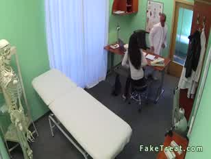 Stunning inked patient fuckin her doctor in faux hospital